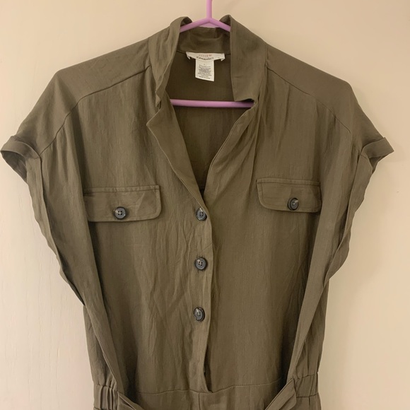 Olive green jumpsuit - Picture 3 of 5